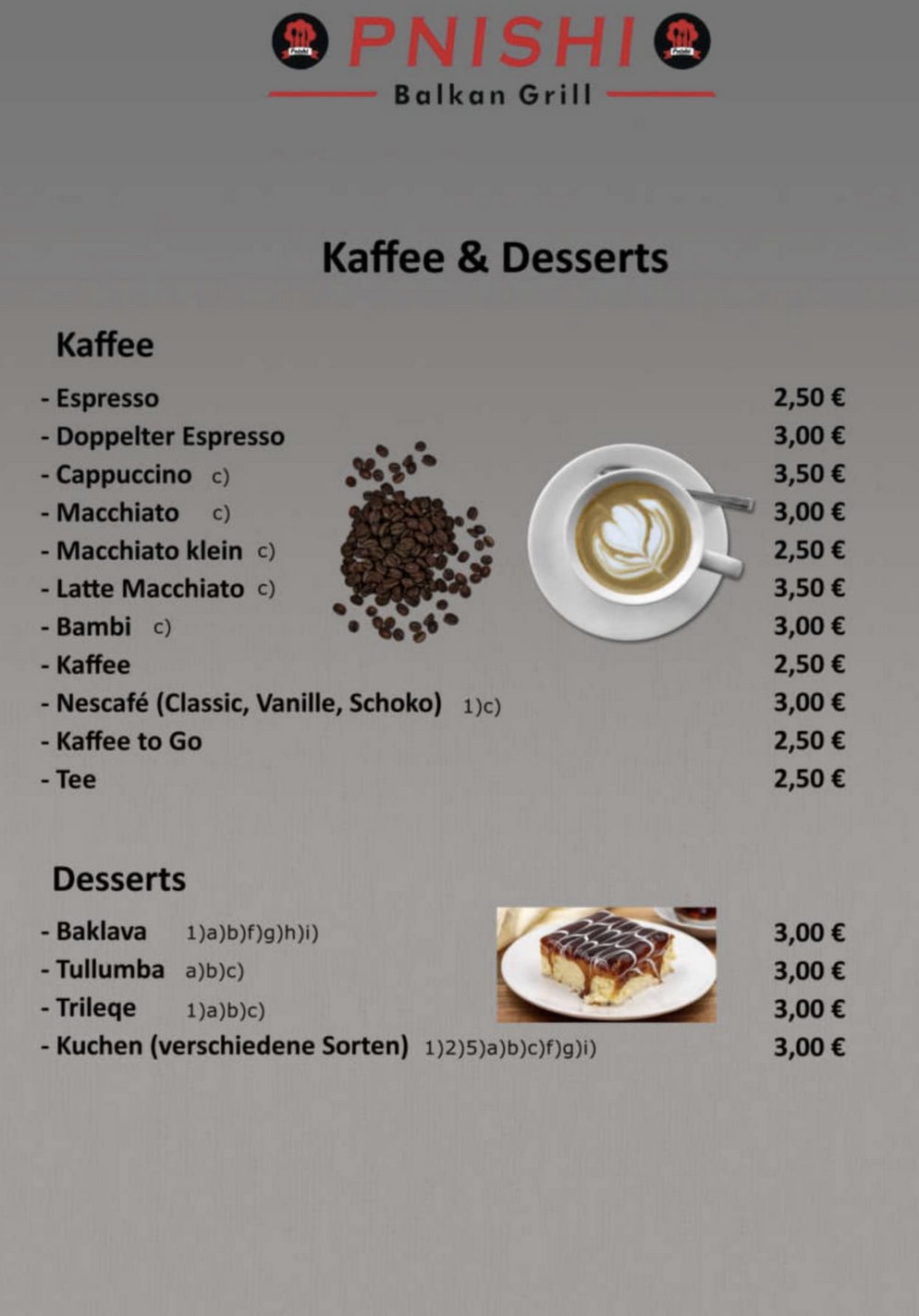 Kaffee & Desserts